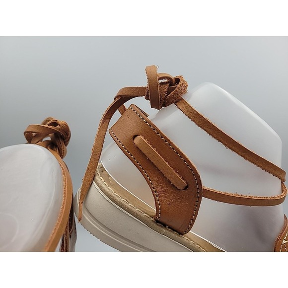 Sandals Women's Huarache Artesanías- Butterfly Embroidery Sandals Size 6 - NEW - Picture 8 of 16